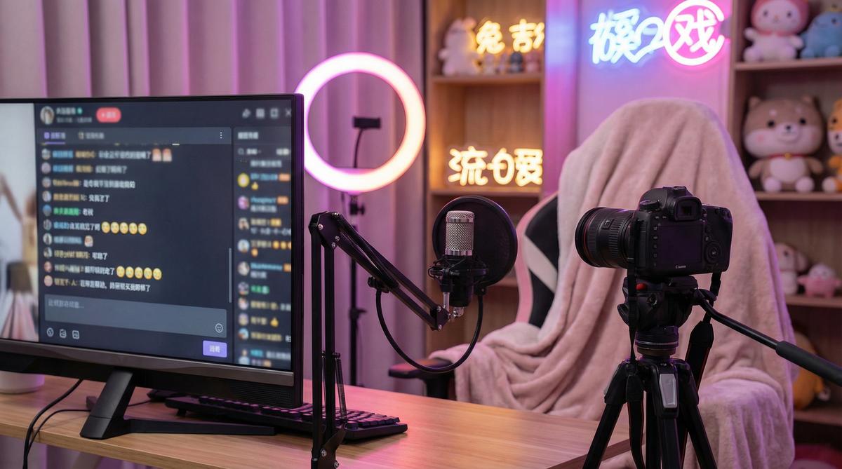 抖音风直播互动视频